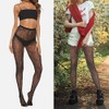 MANZI Womens Fishnet Tights Patterned Stockings 4 Styles Stretch Fishnets