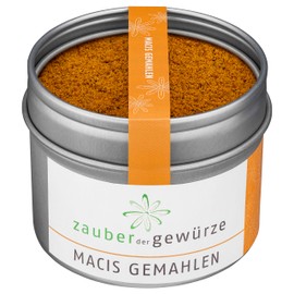 Zauber der Gewürze Macis Ground - Nutmeg - Sweet & Savoury Dishes Perfect for Christmas Pastries 50g