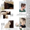 Easyouth #16P22 Real Hair Ponytail Extensions, Colour Golden Blonde Mix