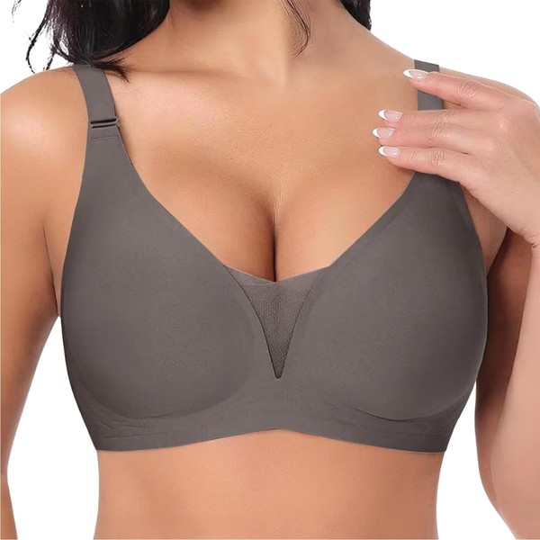 GWAWG Nursing Bra without Underwire for Large Breasts Push Up