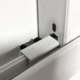 Window Sash Fixed Lock Stopper Stopper (White) 4ea