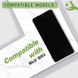 SWARK New LCD Display Compatible with BLU G93 G0910 6.78" Touch Screen Digitizer Assembly Replacement with Upgraded Repair Tools Kit