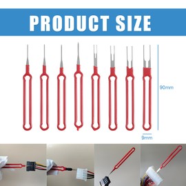 mongtsamz 39 Piece Pin Tool Car Set, Terminal Removal Removal Tool, Terminal Removal Tool Kit, Removal Removal Tool, Red