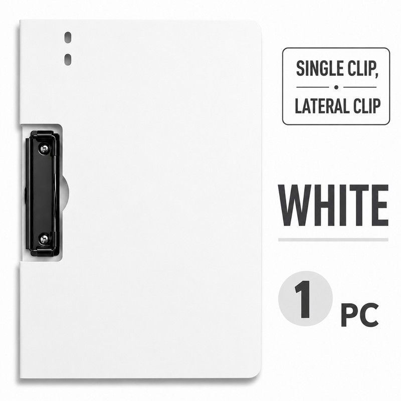 A4 Clipboard Folder with Protective Cover, Plastic Document Organizer and
