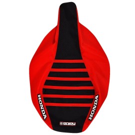 Honda 2008 - 2018 Honda TRX 400EX TRX 400 EX Seat Cover  Red / Black / Red Ribs  #202