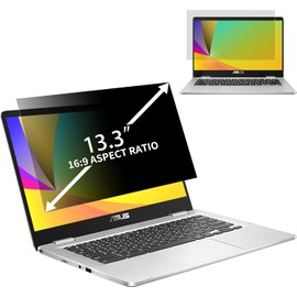 Laptop Privacy Screen 13.3 Inch, Widescreen Display [16:9] Privacy Screen Protector Filter for 13.3 inch Laptop Removable Anti Spy Screen Protector for Laptop 13.3"