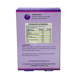 Colágeno Marino Vitamina C Zinc Biotina Selenio 45 caps Solanum