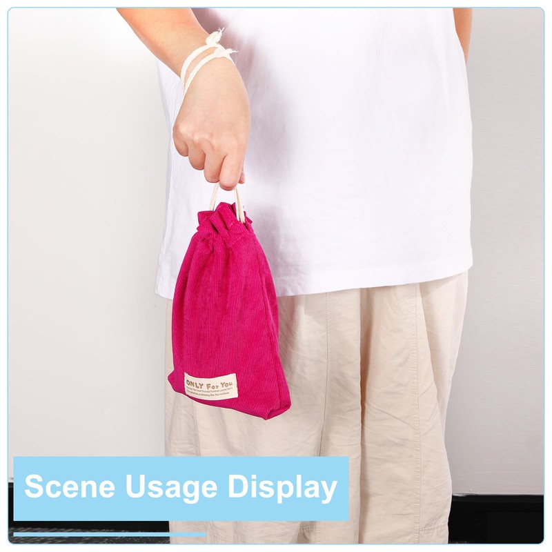 PATIKIL Soft Drawstring Lens Case, 9.84"x6.69"x0.24" Drawstring Lens Pouch, Camera