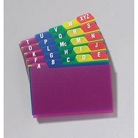 Oxford 73153 3" X 5" A To Z Poly Index Card Guides