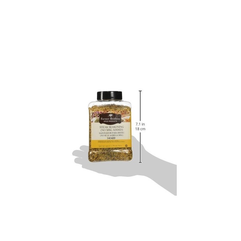 Set of Two - Farmer Brothers Steak Seasoning with no
