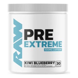 Pre Entreno Extreme Raw Nutrition 30 Serv Los Sabores Sabor Kiwi Blueberry