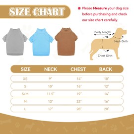 3 Pack Dog Sweaters for Small Dogs, Fleece Dog Sweater Dog Clothes Turtleneck Soft Warm Dog Sweatshirt Puppy Sweater Boy Girl Pet(Gray+Blue+Coffee,S)