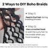 Deep Pink Braiding Hair Pre Stretched Knotless Braiding Hair for
