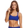Sporti Active Double Cross Workout Bikini Top - Blue Iris - X-Small