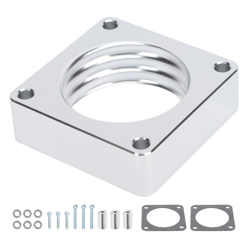 Car Throttle Body Spacer Aluminium Alloy Maintenance Replacement for Jeep