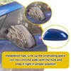 Goholy Car Door Side Rearview Mirror Cover Compatible With Mazda
