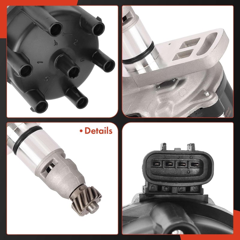 A-Premium Ignition Distributor with Cap and Rotor Compatible with Toyota