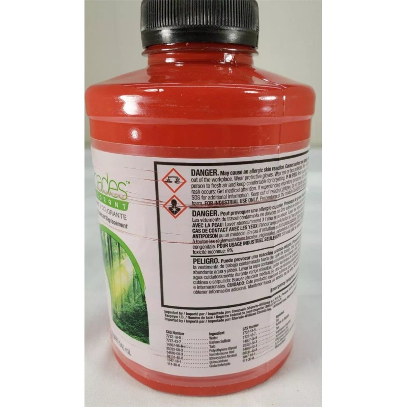 Sherwin-Williams GeoShades BAC Paint Colorant Red 1 Qt. ACVB41232-14 Sherwin