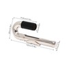 Flute Curved Head Joint Mouthpiece Replacement Metal Woodwind Instrument Accessories