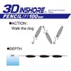 Yo-Zuri 3D Inshore Pencil (F) 100mm 4" Chartreuse Floating Lure