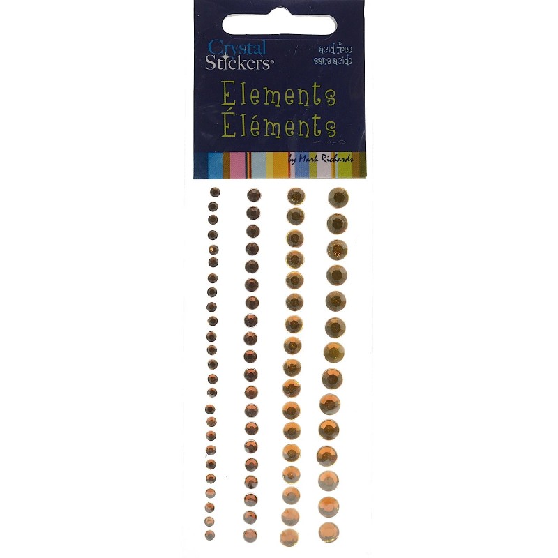 Mark Richards Enterprises Crystal Stickers Elements - clear, variety