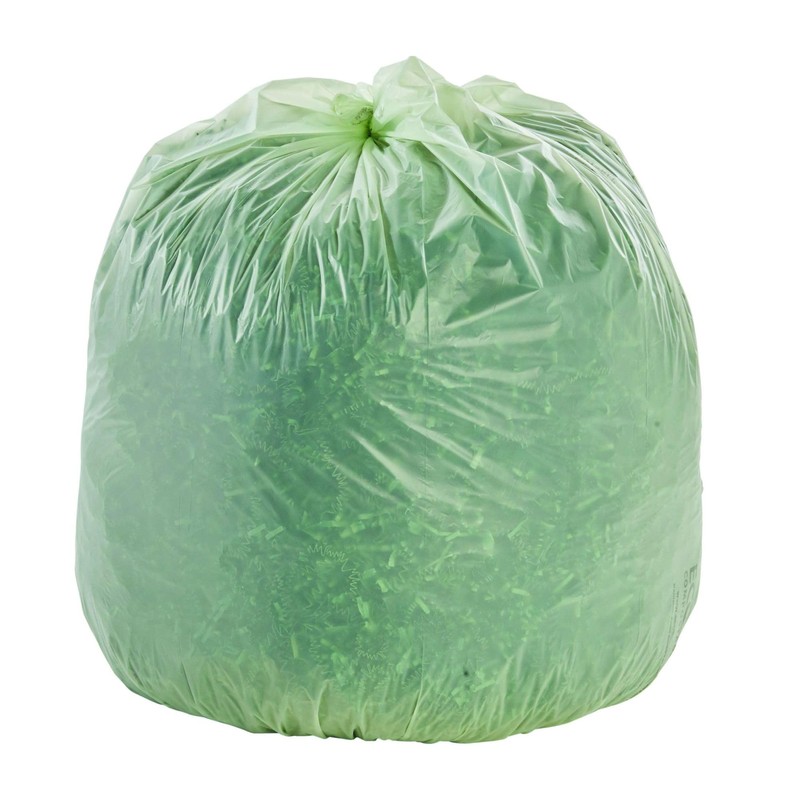 Stout E2430E85 EcoSafe-6400 Compostable Compost Bags 13gal .85mil 24 x