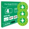 JTEX 4 Inch Diamond Angle Grinder Cutting Disc, 7/8" Arbor,