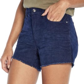 GAP Women's Corduroy Shorts 4 inch Blue Raw Edge Hem Cut Off Size 16 - NWT$49.95