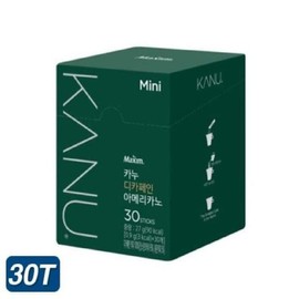 Dongseo Foods 동서식품 카누 미니 디카페인 아메리카노 30T Dongseo Foods Kanu Mini Decaffeinated Americano 30T