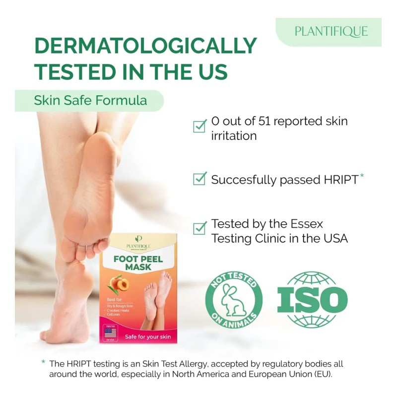 Mascarilla Peeling Para Pies - Extracto De Melocotón + Aloe