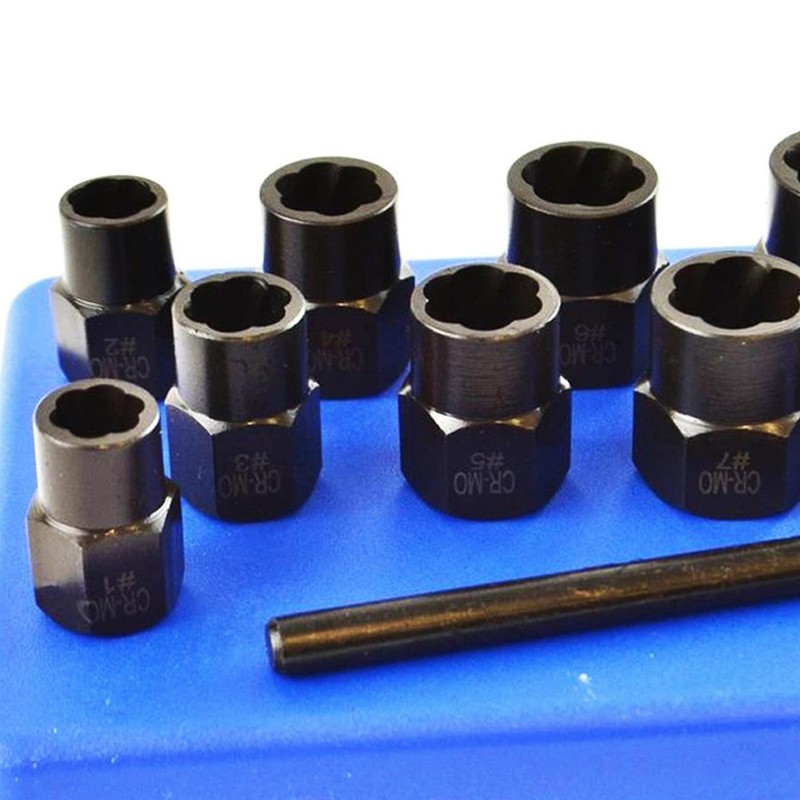 Dapetz ® 11 Pieces Grip & Twist Sockets Locking Wheel