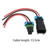 Micro Traders 4PCS 2-Pin Car Fan Plug Wiring Harness Male