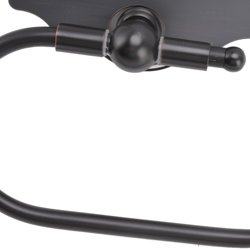 Paper Towel Dispenser Dark Bronze Blue and White Porcelain Wall