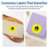 Avery Printable Square Scalloped Labels with Sure Feed Technology, 1-5/8"