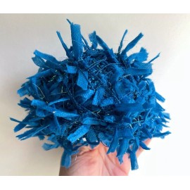 Crystal Palace Yarns Fling #3539 Pacific Blue Paper Flag Metallic Sparkle 50gr