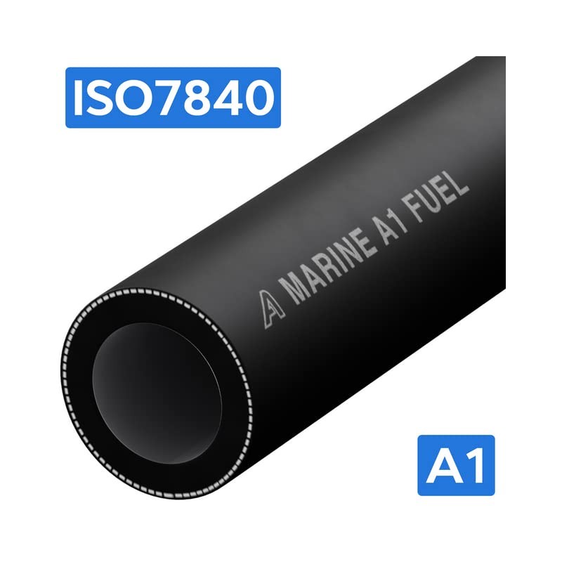 Rubber Marine Fuel & Oil Hose ISO7840 (1 Metre, 5mm)