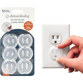 Dreambaby Protectores para Contacto, 12 Piezas