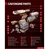 Torchbeam Head Gasket Set with Head Bolts ES72249 HS26290PT Fit