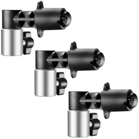 Neewer 3 Pieces Studio Photography Background and Reflector Disc Holder Clips, Sturdy Light Reflector Disc Holding and Positioning Clamp, Made of Aluminum Alloy, Mountable on Light Stand Tripod