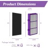 Nispira 4 HEPA + Carbon Filter for Holmes Aer1 Air