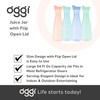 OGGI Clear Carafe w/Flip Open Lid - Ideal Juice Bottle,
