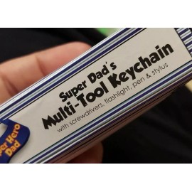 R&K Sales 3" Multi-Tool keychain "SUPER DAD" NEW