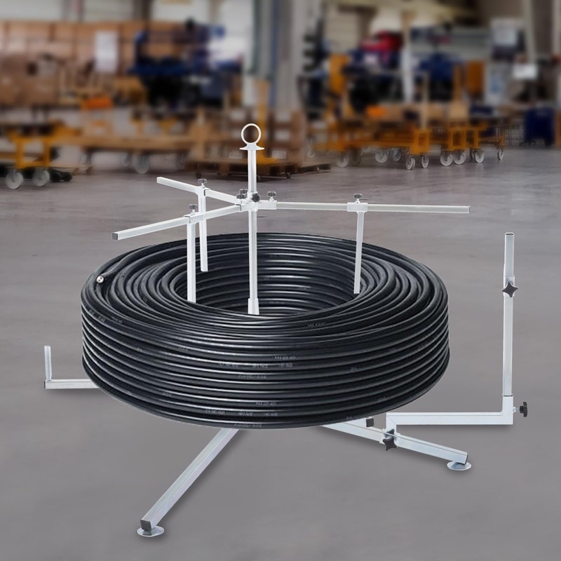 Pipe Reel Dispenser, Underfloor Heating Galvanized Pipe Drainer Galvanized Pipe