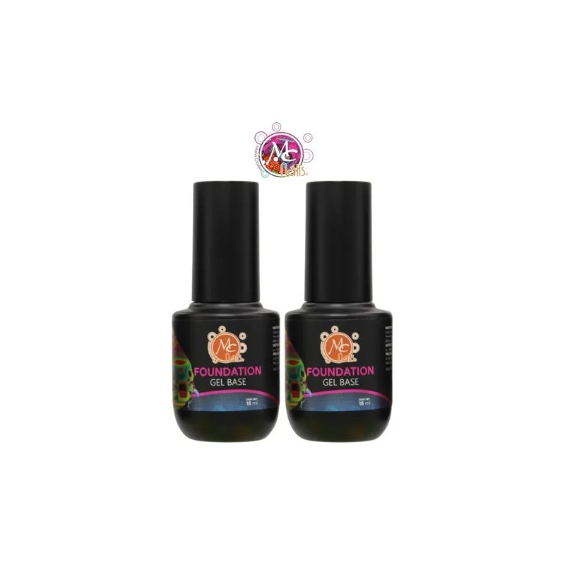 Gel Base Foundation, Base Gel Semipermanente, Uñas. Mc Nails Color
