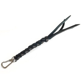Leather King Hard Baseball Glove Leather Keychain (Black)