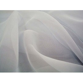 Polyester Chiffon Solid-Platinum 60"Wide