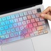2 Pack Colorful Keyboard Cover for 2024-2023 MacBook Air M3