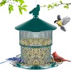 Bird Feeder Squirrel Proof Hanging Outdoor Weatherproof Cardinal Bird Feeder