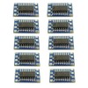 KKHMF 10pcs Serial Port Mini RS232 to MAX3232 TTL Converter