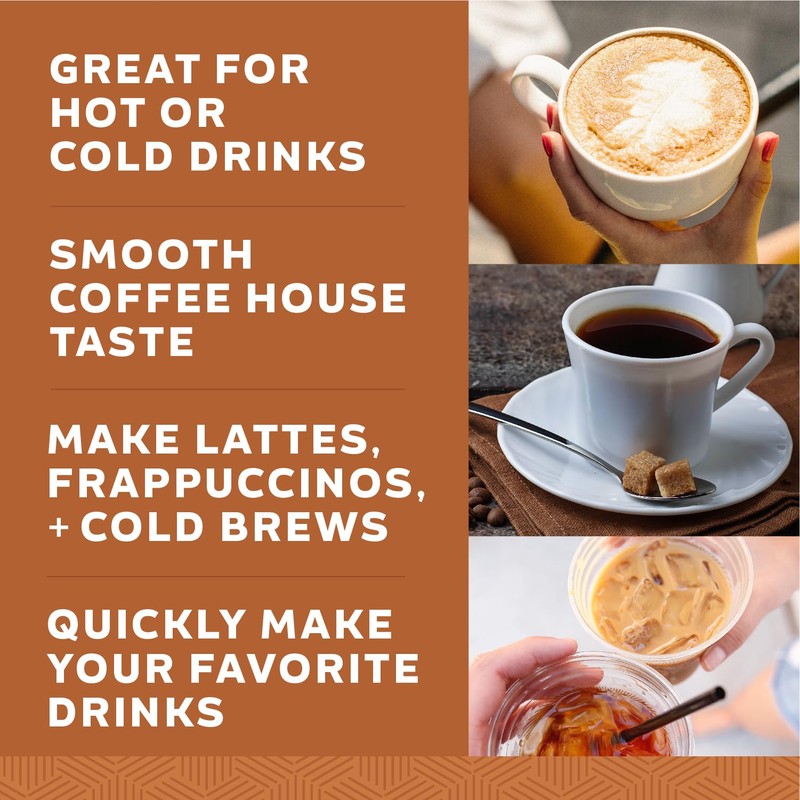 Coffee Snax Cold Brew Coffee Concentrate, Caramel Coffee Concentrate with